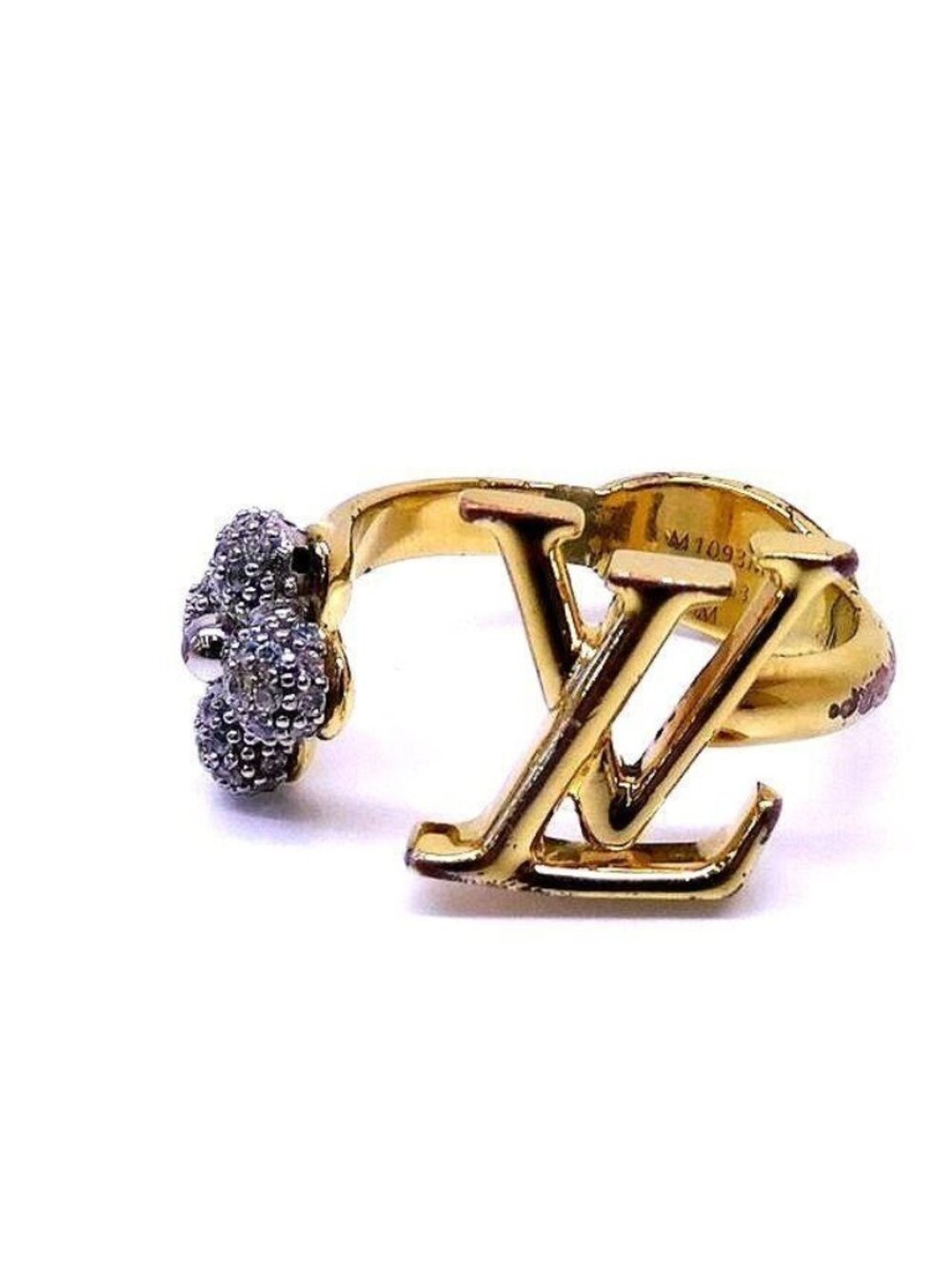 Louis Vuitton LV Glam Ring M Gold Silver